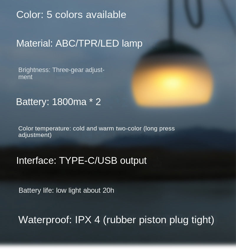 Rechargeable Camping Lamp