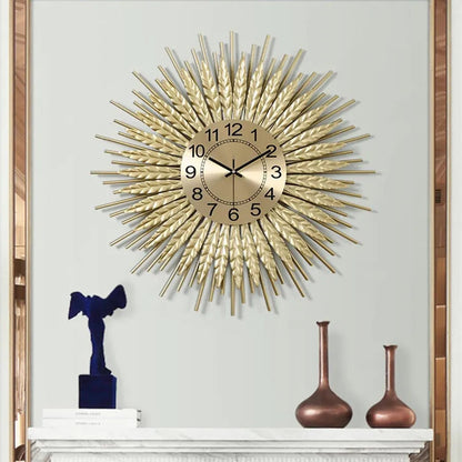 Creative Wheatgrass Wall Clock
