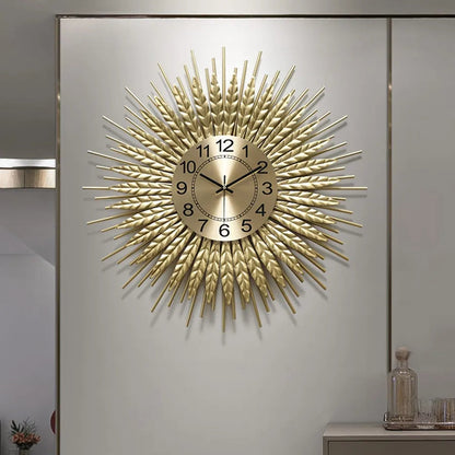 Creative Wheatgrass Wall Clock