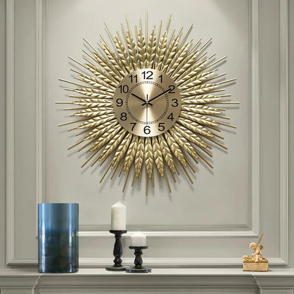 Creative Wheatgrass Wall Clock