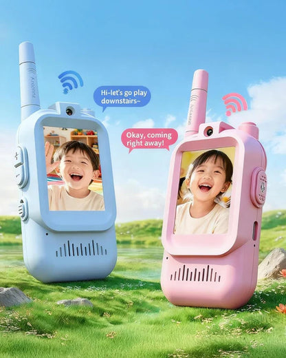Kids Video Walkie Talkie Toy (2 Pack) | 2.4G WiFi Intercom