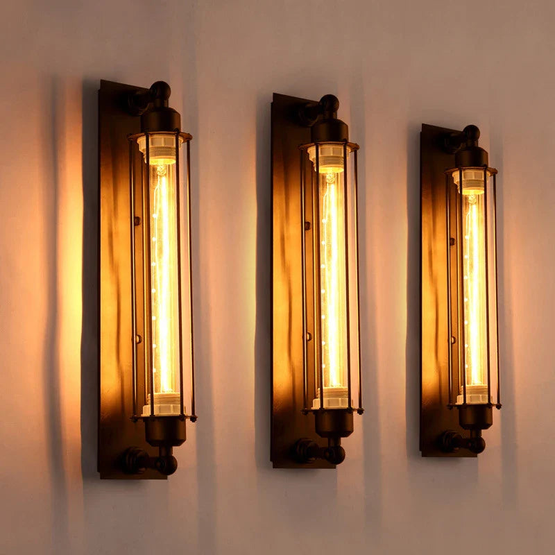 Iron Flute Wall Lamp