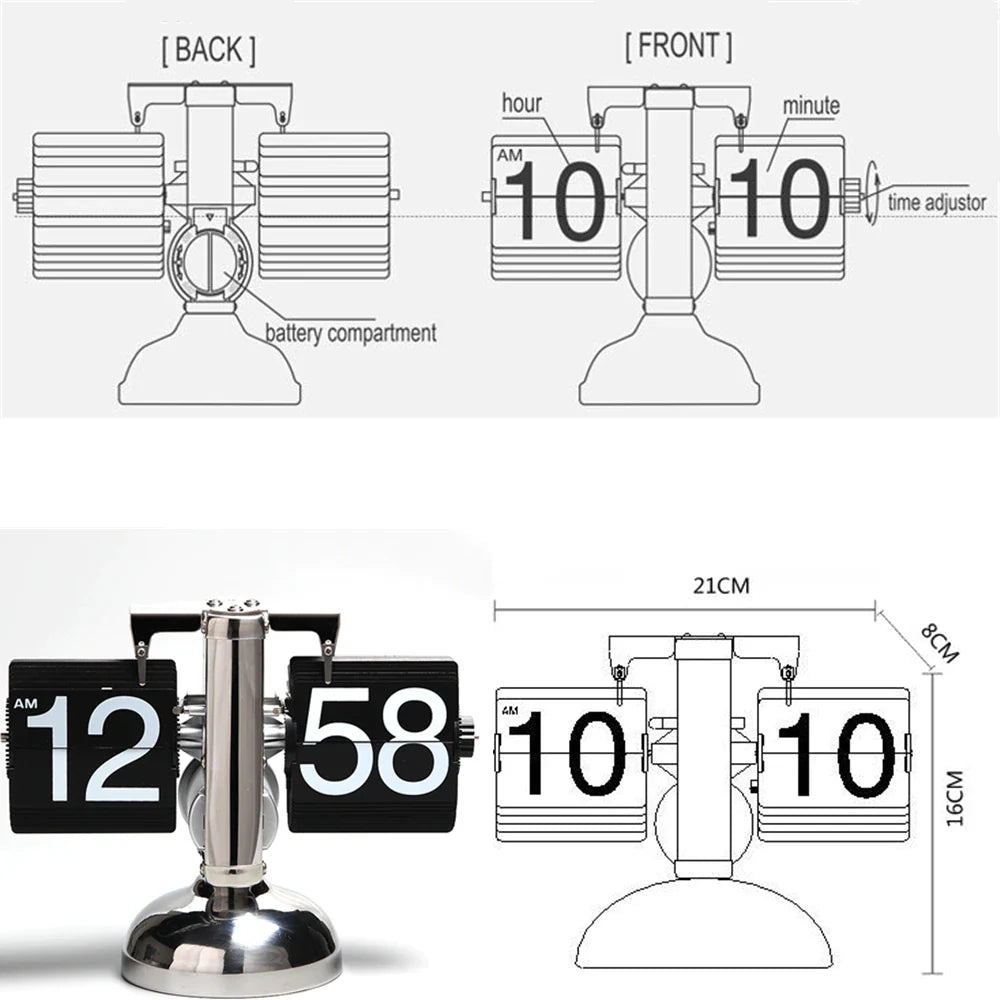 Flip Digital Clock