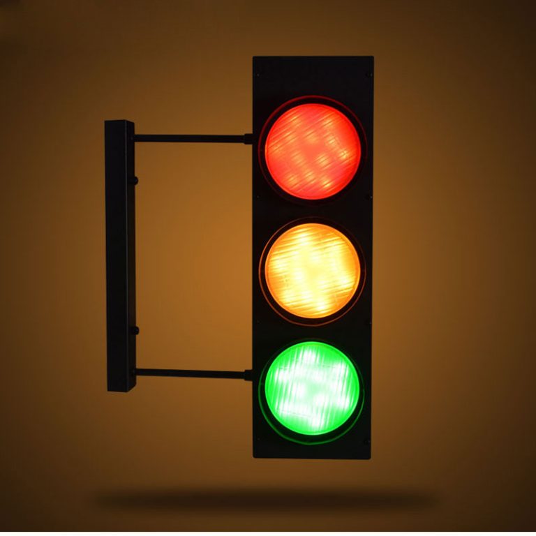 Double Sided Indoor Traffic Signal Lamp